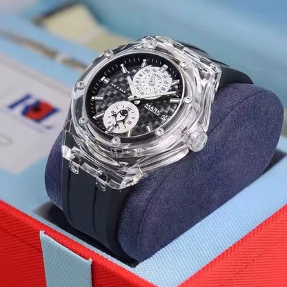 Fashion Chronograph Sport Men Watch With Gift Box Free 🎁🎁