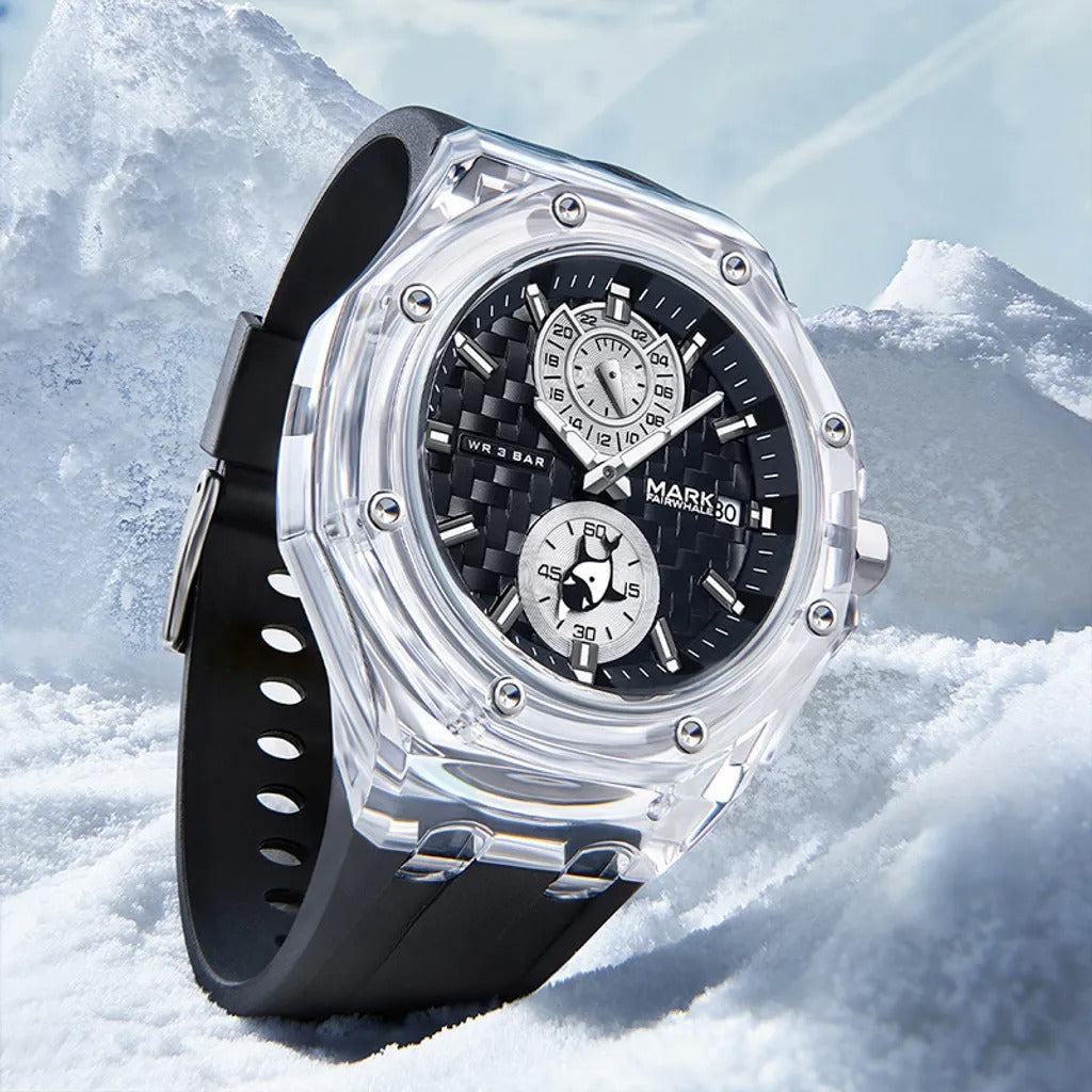 Fashion Chronograph Sport Men Watch With Gift Box Free 🎁🎁