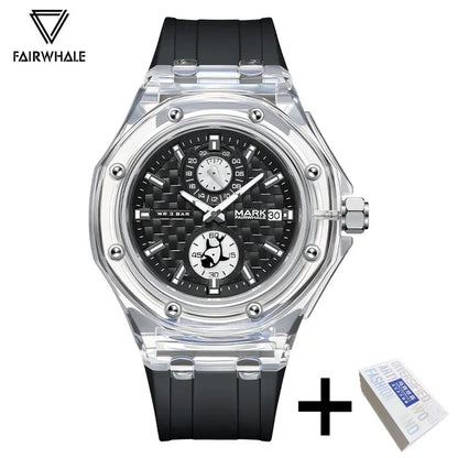 Fashion Chronograph Sport Men Watch With Gift Box Free 🎁🎁