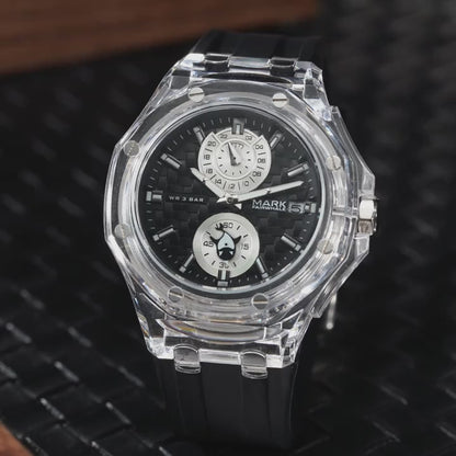 Fashion Chronograph Sport Men Watch With Gift Box Free 🎁🎁